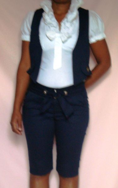 conjunto shorts e colete
