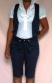 conjunto shorts e colete