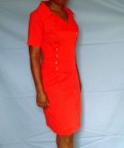 VESTIDO C/ ZIPER TRANSVERSAL(tricoline)