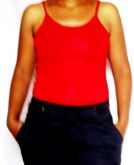 blusinha s/ manga c/alça (VISCOLYCRA)